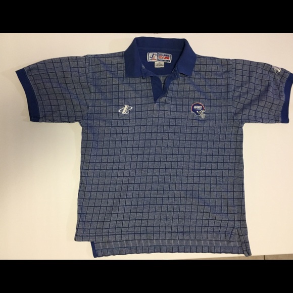 Vintage 90s Starter Denver Broncos Polo Rugby T-Shirt 2XL XXL